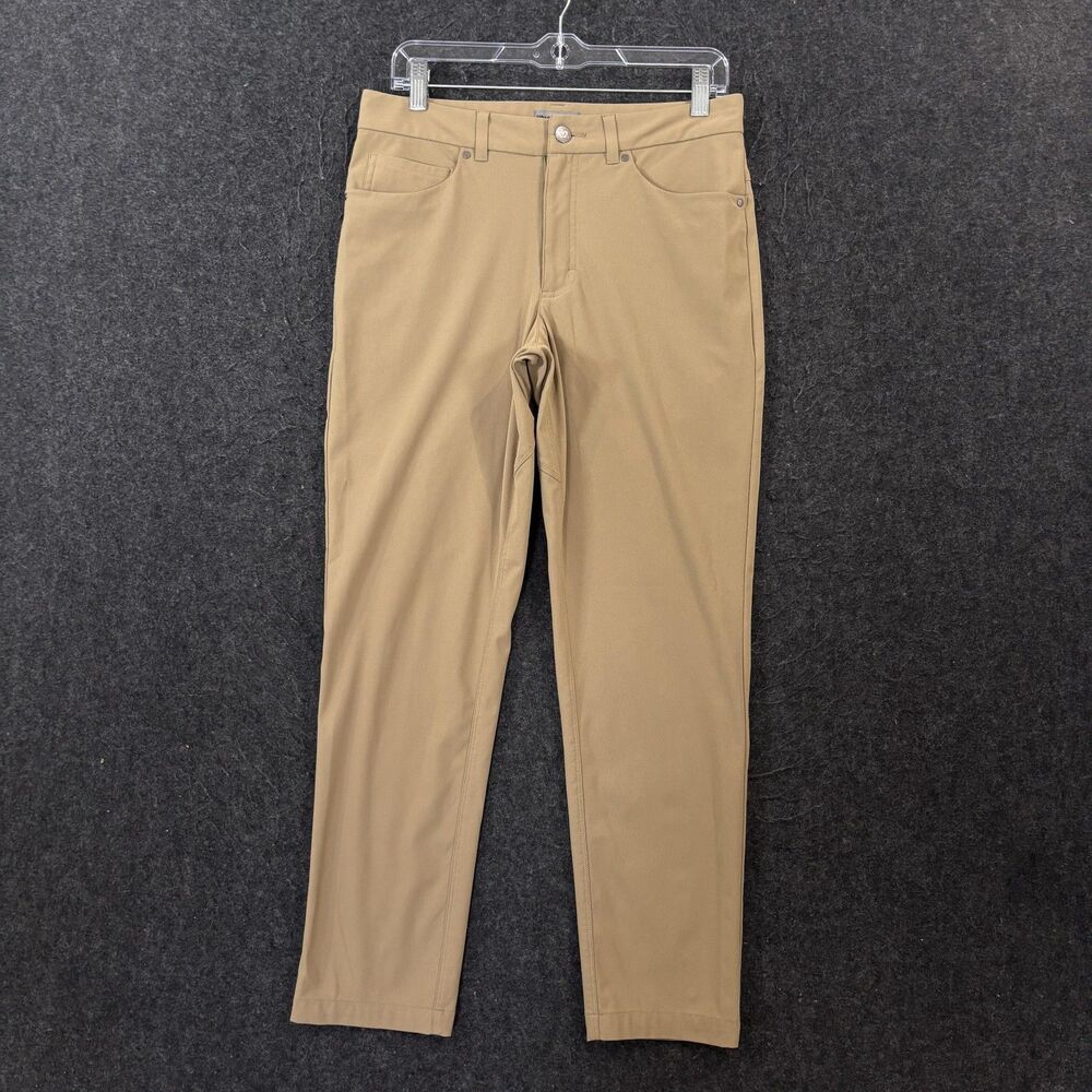 VRST Pants Men's 30x28 Khaki Stretch Slim Fit 5-Pocket Chino Casual Everyday